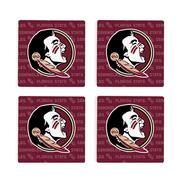  Florida State 4- Pack Primary Repeat Logo Coaster