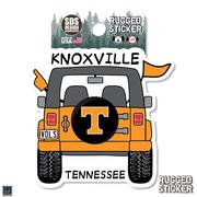  Tennessee Seasons Design Cartoon Jeep 3.25 