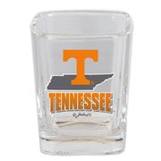  Tennessee 2 Oz State Map And Mascot Shot Glass