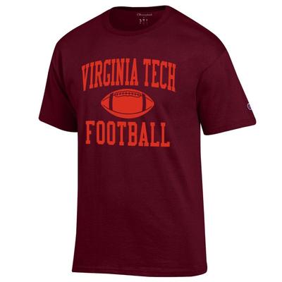 Virginia Tech Champion Basic Football Tee