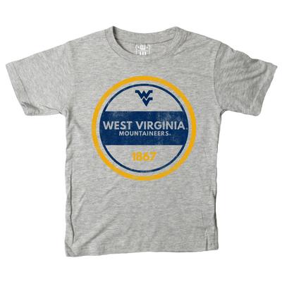 West Virginia Kids Circle Short Sleeve Tee