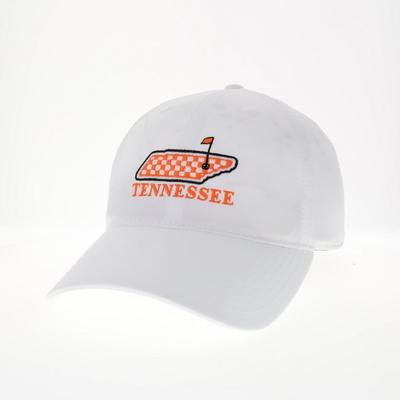 Tennessee Legacy Checker State with Flagstick Cool Fit Adjustable Hat