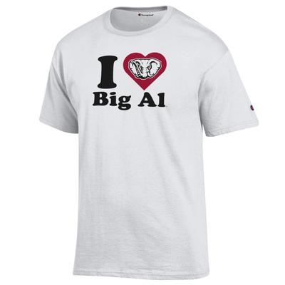 Alabama Champion Women's I Love Big Al Tee