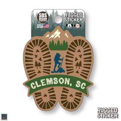 Seasons Design Clemson Hiking Prints 3.25