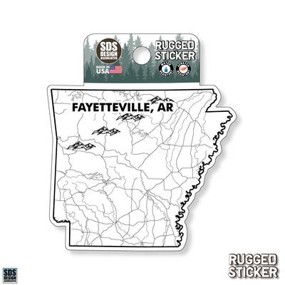 Seasons Design Fayetteville State Map 3.25