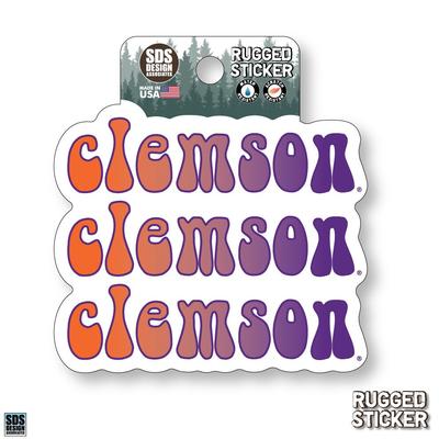 Seasons Design Clemson Retro Fade 3.25