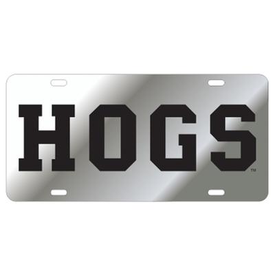 Arkansas Hogs License Plate
