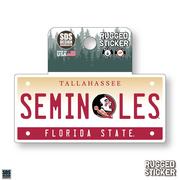  Florida State Seasons Design License Plate 3.25 
