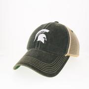  Michigan State Legacy Women's Spartan Helmet Logo Trucker Hat