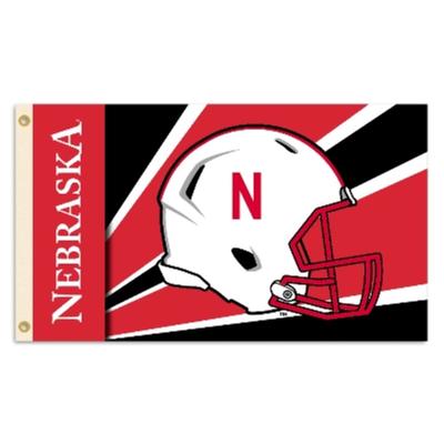 Nebraska BSI Football House 3 x 5' Flag