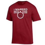  Arkansas Champion Women's I Married Into This Tee