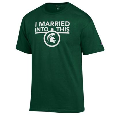 Michigan State Champion Women's I Married Into This Tee
