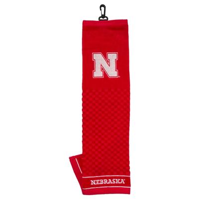 Nebraska Embroidered Towel