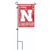  Nebraska Fan Rules Garden Flag