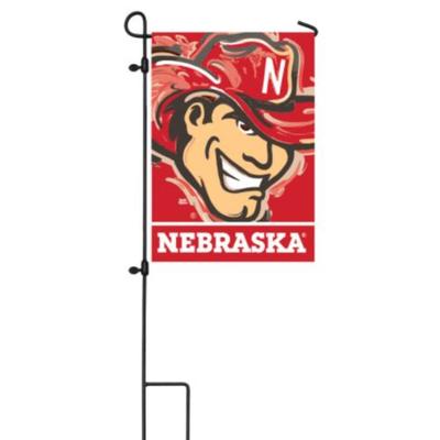 Nebraska Justin Patten Garden Flag