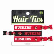  Nebraska 3- Pack Hair Ties