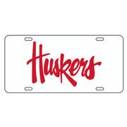  Nebraska Reflective Huskers License Plate