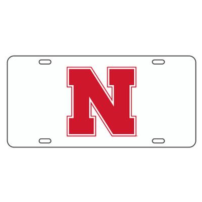 Nebraska Reflective Logo License Plate