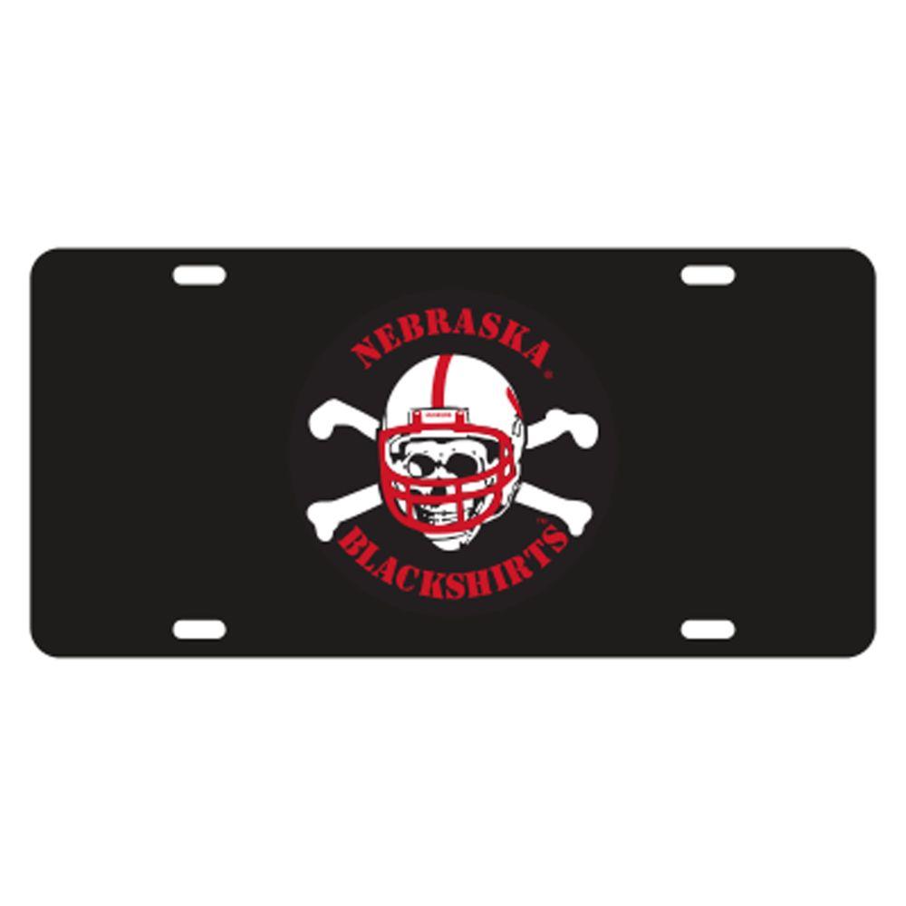  Nebraska Blackshirt Logo License Plate