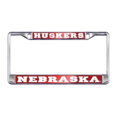 Nebraska Domed Huskers License Plate Frame