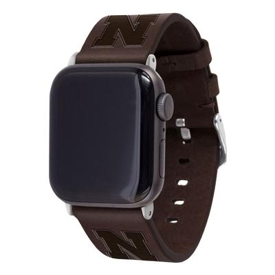 Nebraska Apple Watch Leather Watch Band 38/40 MM
