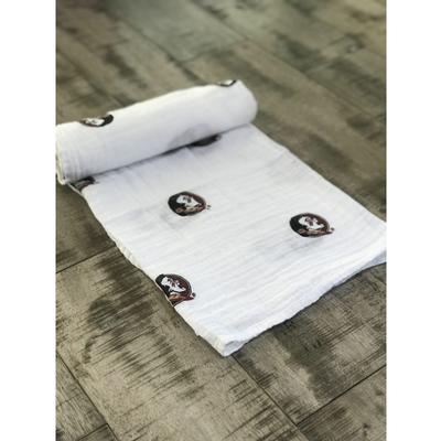Florida State Cotton Muslin Swaddle Blanket