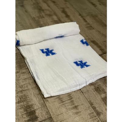 Kentucky Cotton Muslin Swaddle Blanket