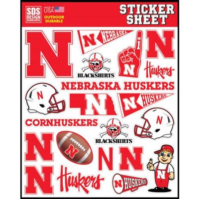 Nebraska Standard Sticker Sheet