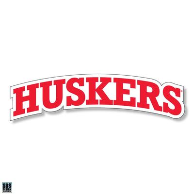 Nebraska 6 x 2 inch Huskers Decal