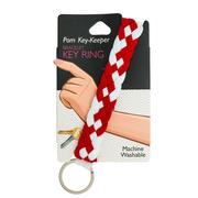  Pomchie Red And White Pom- Key Keeper