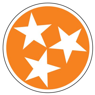 Tennessee Magnet Orange Tristar 3