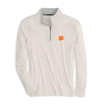 Clemson Southern Tide Flanker 1/4 Zip Pullover WHITE