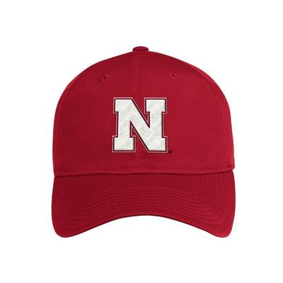 Nebraska Adidas Coach Slouch Adjustable Hat