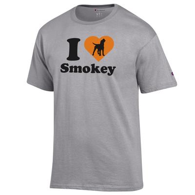 Tennessee Champion Women's I Love Smokey Tee OXFORD