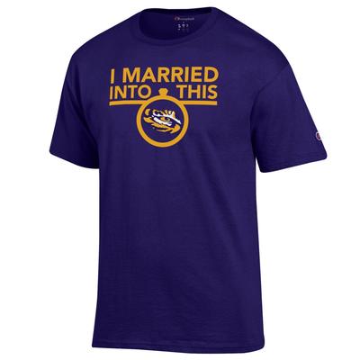 LSU Champion Women's I Married Into This Tee