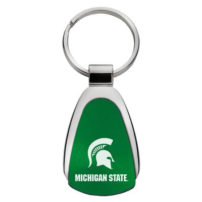 Michigan State LXG Teardrop Keychain
