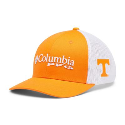 Tennessee Columbia YOUTH PFG Mesh Snapback Hat