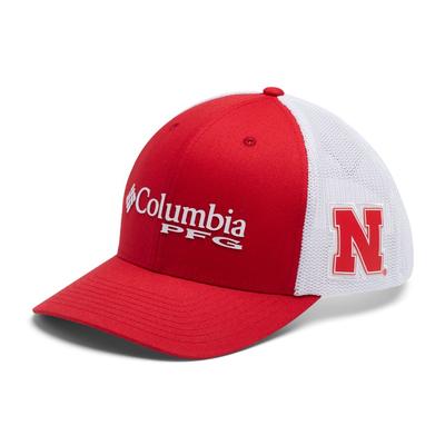 Nebraska Columbia PFG Mesh Snapback Hat