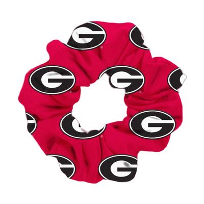 Georgia Bulldogs Wide Spirit Scrunchie