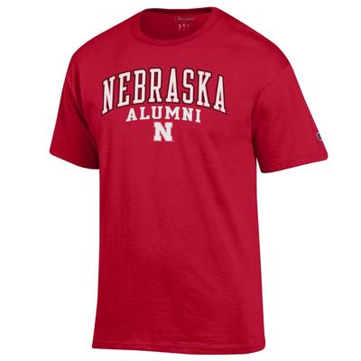 Nebraska Champion Basic Alumni Short Sleeve Tee