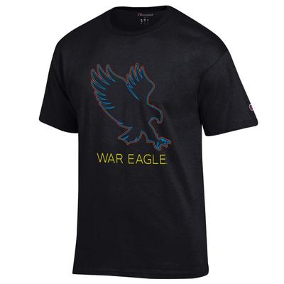Auburn Champion Neon War Eagle Tee