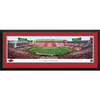Donald W Reynolds Razorback Stadium Panorama Deluxe Framed Print