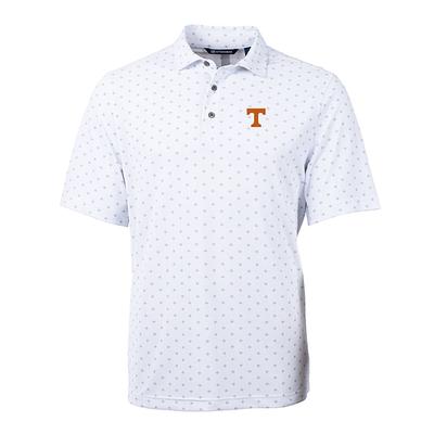 Tennessee Cutter & Buck Virtue Eco Pique Tile Print Polo