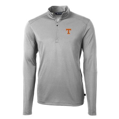 Tennessee Cutter & Buck Virtue Eco Pique Quarter Zip POLISHED