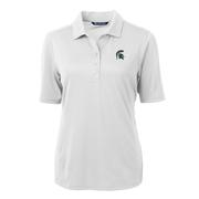  Michigan State Women's Cutter And Buck Virtue Ecopique Polo
