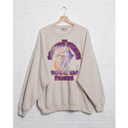  Clemson Rolling Stones Rock ' Em Tigers Thrifted Sweatshirt