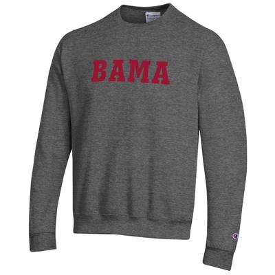 Alabama Champion Giant Bama Crew Sweatshirt GRANITE_HTHR