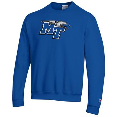 MTSU Champion Giant Logo Crew Sweatshirt