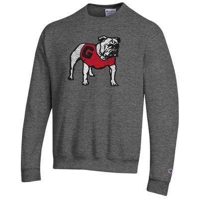 Georgia Champion Standing Bulldog Logo Crew Sweatshirt