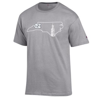 UNC Champion State Building Logo Tee OXFORD